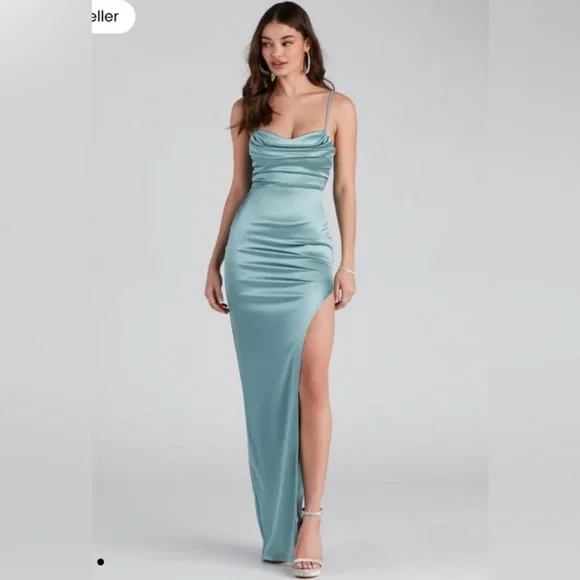Windsor | Dresses | Windsor Seafoam Prom Dress Size Small | Poshmark